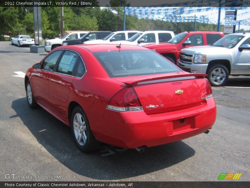 Victory Red / Ebony 2012 Chevrolet Impala LT