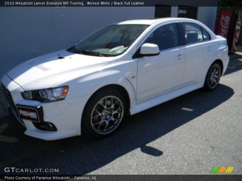 Wicked White / Black Full Leather 2010 Mitsubishi Lancer Evolution MR Touring