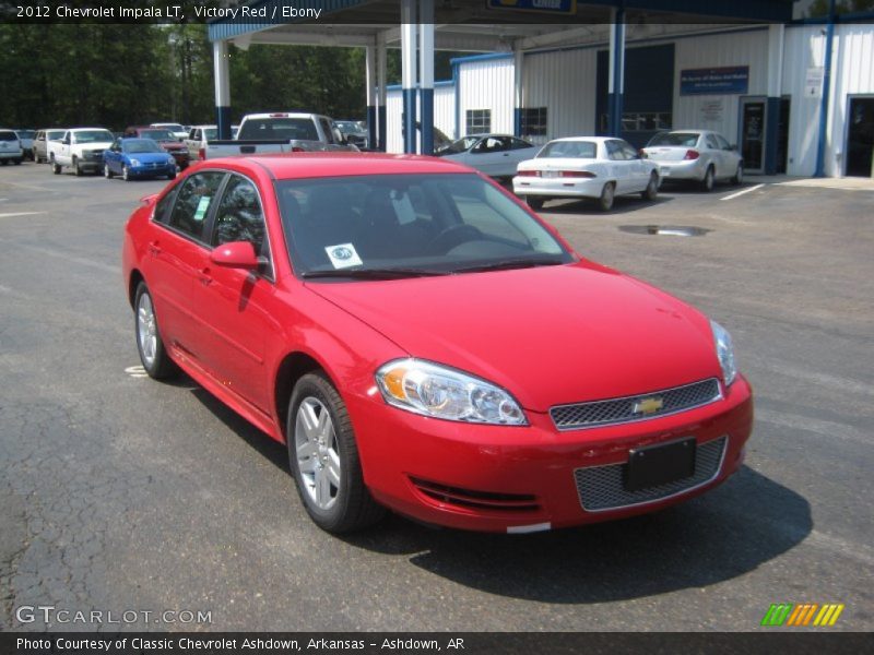 Victory Red / Ebony 2012 Chevrolet Impala LT