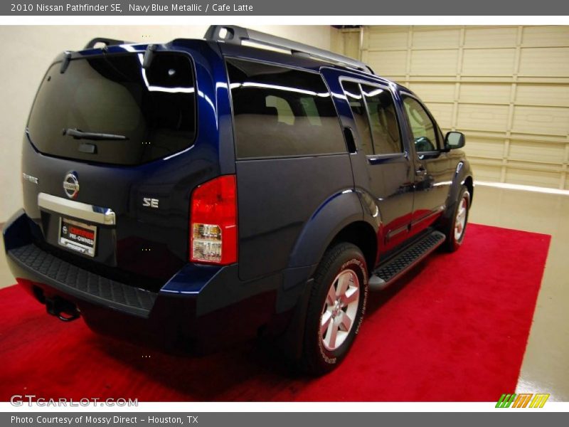 Navy Blue Metallic / Cafe Latte 2010 Nissan Pathfinder SE