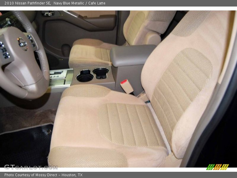Navy Blue Metallic / Cafe Latte 2010 Nissan Pathfinder SE