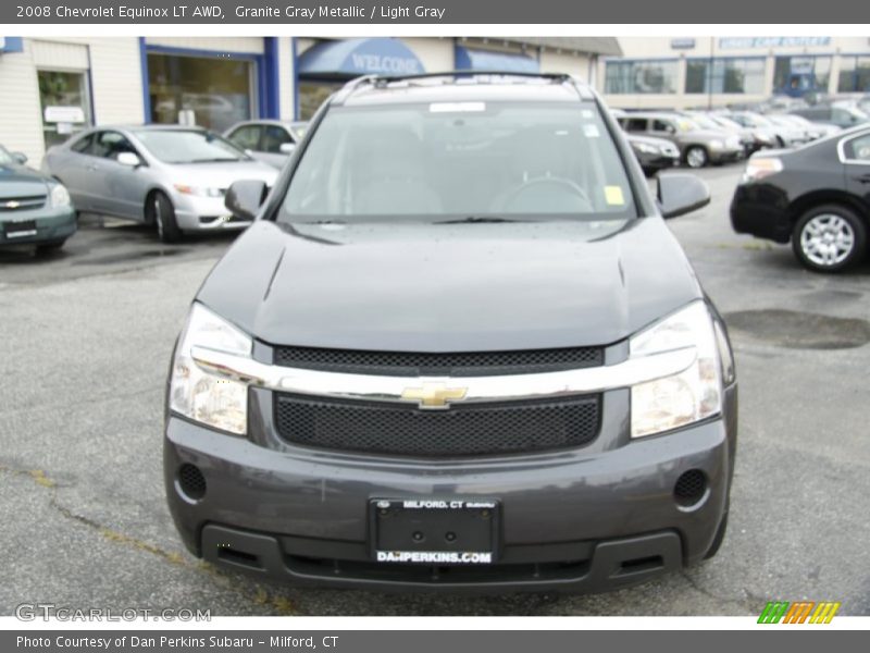 Granite Gray Metallic / Light Gray 2008 Chevrolet Equinox LT AWD