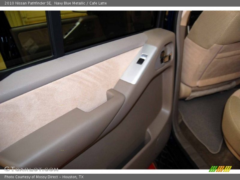 Navy Blue Metallic / Cafe Latte 2010 Nissan Pathfinder SE