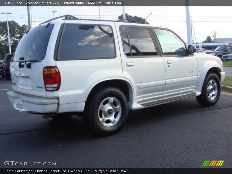Oxford White / Medium Prairie Tan 1999 Ford Explorer Limited 4x4
