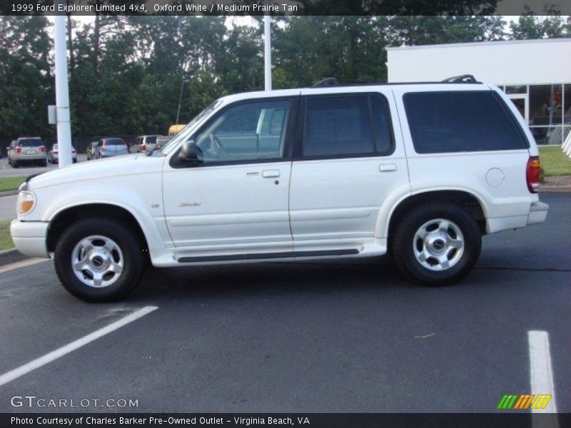 Oxford White / Medium Prairie Tan 1999 Ford Explorer Limited 4x4