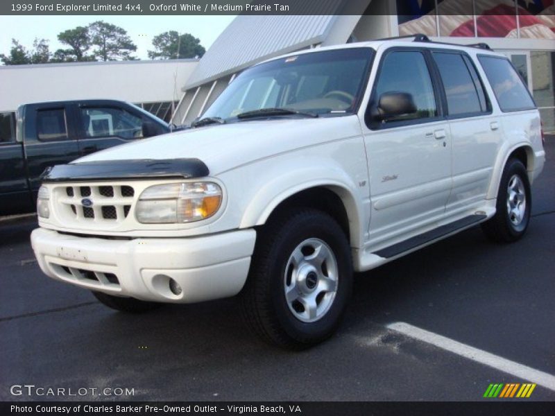 Oxford White / Medium Prairie Tan 1999 Ford Explorer Limited 4x4