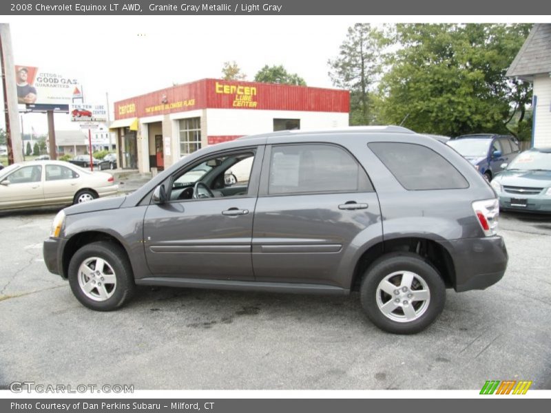 Granite Gray Metallic / Light Gray 2008 Chevrolet Equinox LT AWD