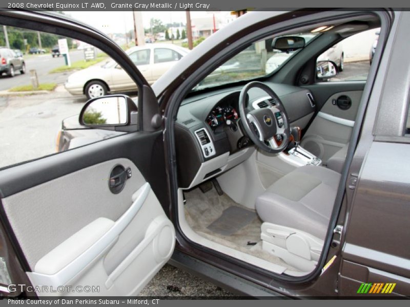 Granite Gray Metallic / Light Gray 2008 Chevrolet Equinox LT AWD