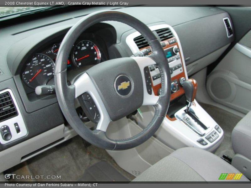 Granite Gray Metallic / Light Gray 2008 Chevrolet Equinox LT AWD