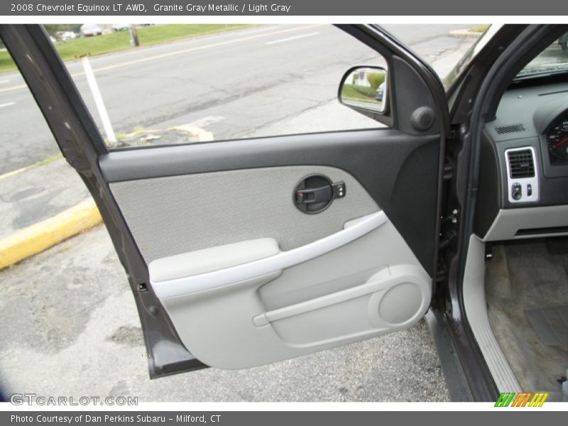 Granite Gray Metallic / Light Gray 2008 Chevrolet Equinox LT AWD