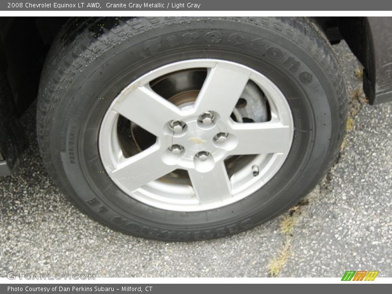 Granite Gray Metallic / Light Gray 2008 Chevrolet Equinox LT AWD