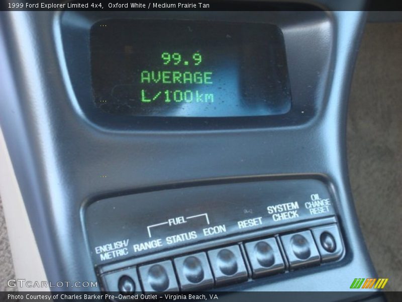 Oxford White / Medium Prairie Tan 1999 Ford Explorer Limited 4x4