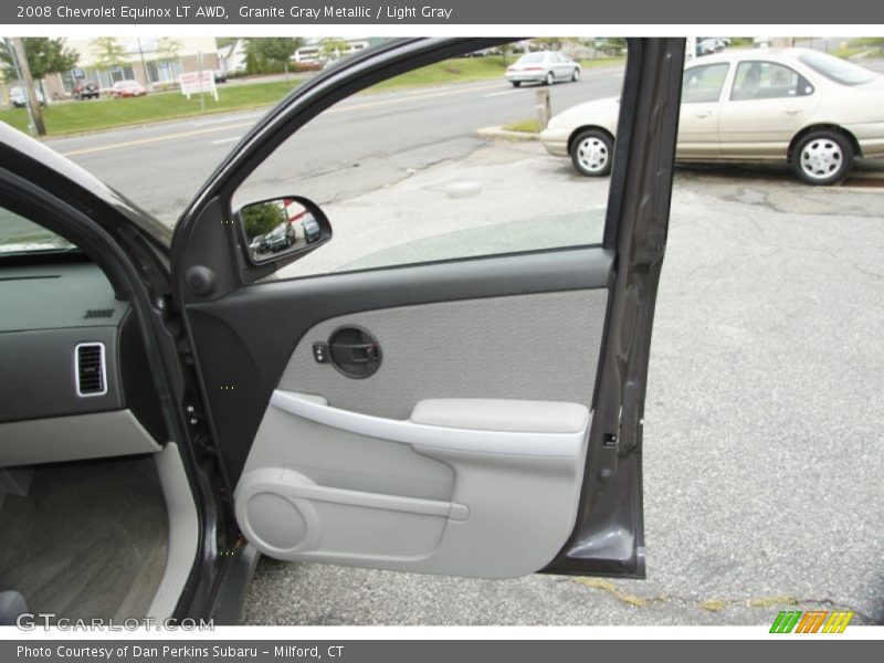 Granite Gray Metallic / Light Gray 2008 Chevrolet Equinox LT AWD