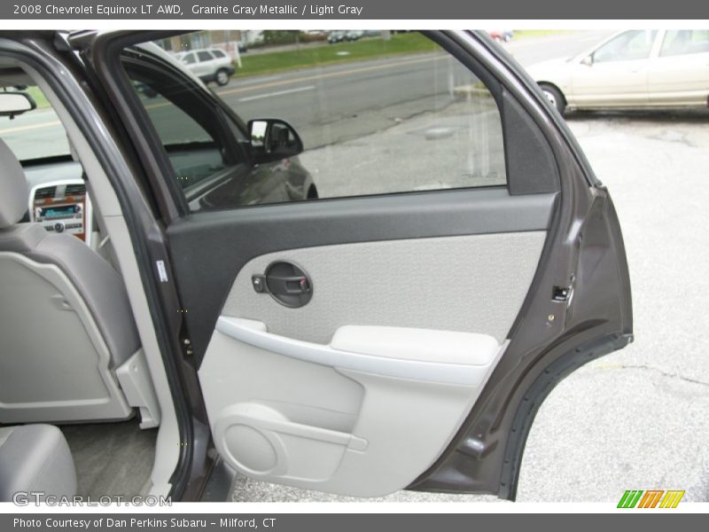 Granite Gray Metallic / Light Gray 2008 Chevrolet Equinox LT AWD