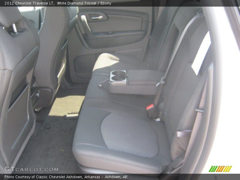 White Diamond Tricoat / Ebony 2012 Chevrolet Traverse LT
