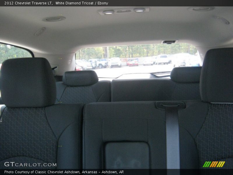 White Diamond Tricoat / Ebony 2012 Chevrolet Traverse LT