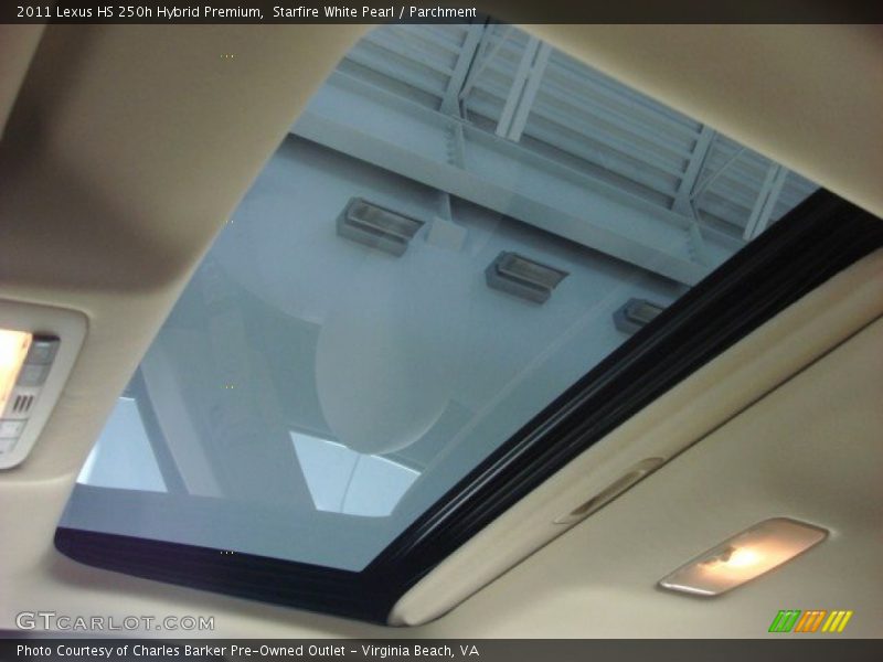 Starfire White Pearl / Parchment 2011 Lexus HS 250h Hybrid Premium