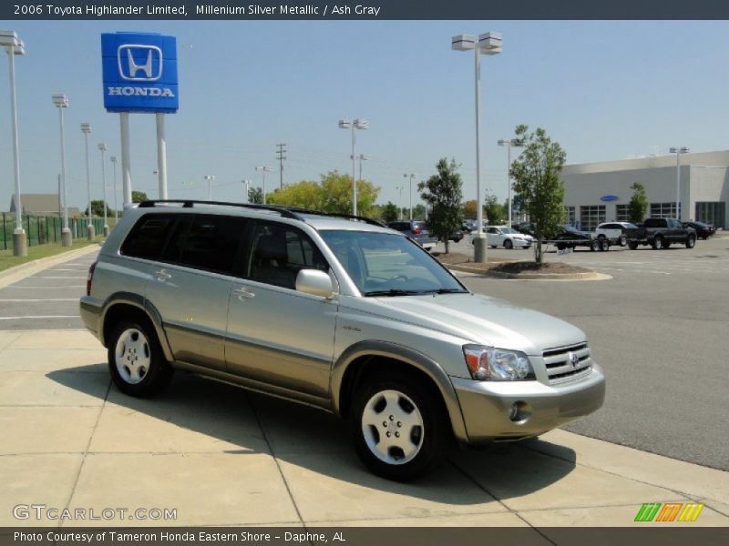 Millenium Silver Metallic / Ash Gray 2006 Toyota Highlander Limited