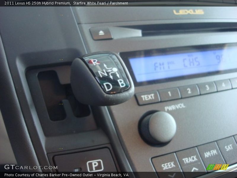  2011 HS 250h Hybrid Premium ECVT Automatic Shifter