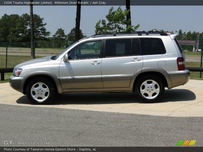 Millenium Silver Metallic / Ash Gray 2006 Toyota Highlander Limited
