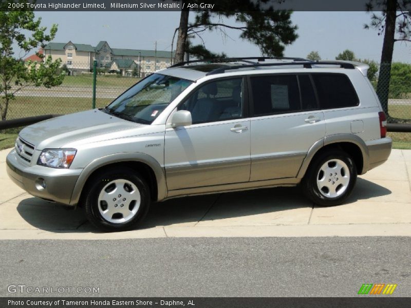 Millenium Silver Metallic / Ash Gray 2006 Toyota Highlander Limited