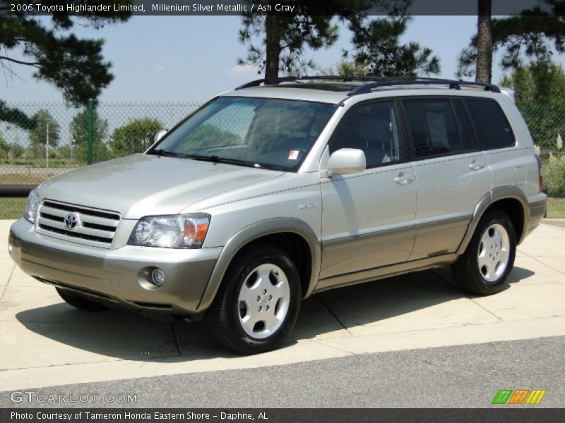 Millenium Silver Metallic / Ash Gray 2006 Toyota Highlander Limited