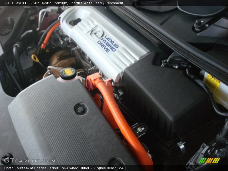 Starfire White Pearl / Parchment 2011 Lexus HS 250h Hybrid Premium