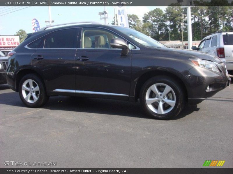Smokey Granite Mica / Parchment/Brown Walnut 2010 Lexus RX 350 AWD