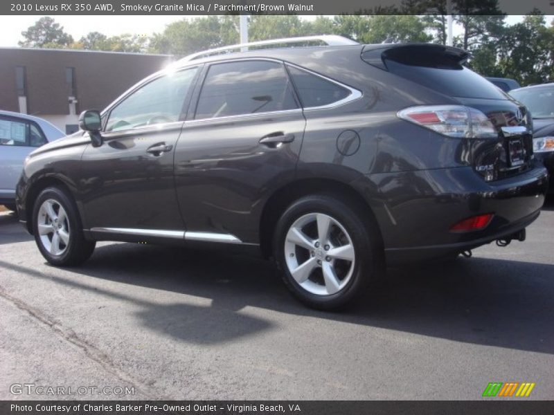 Smokey Granite Mica / Parchment/Brown Walnut 2010 Lexus RX 350 AWD