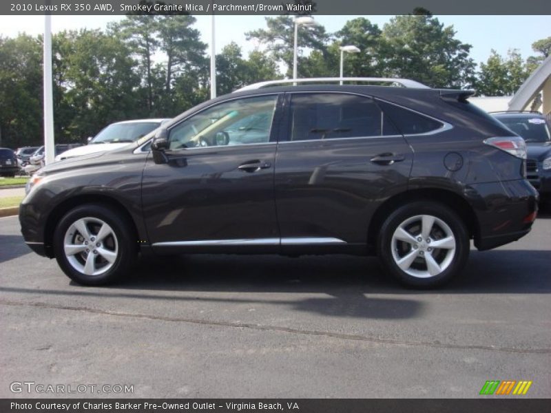 Smokey Granite Mica / Parchment/Brown Walnut 2010 Lexus RX 350 AWD