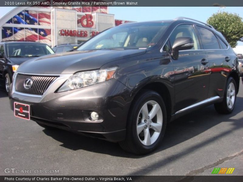 Smokey Granite Mica / Parchment/Brown Walnut 2010 Lexus RX 350 AWD