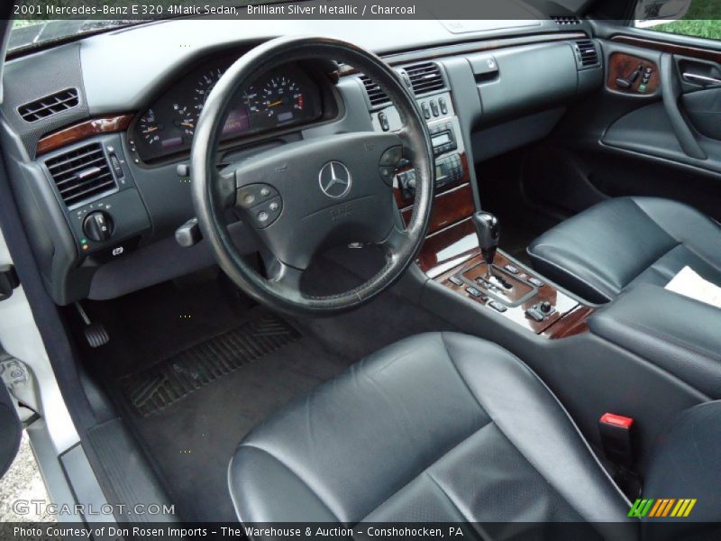  2001 E 320 4Matic Sedan Charcoal Interior