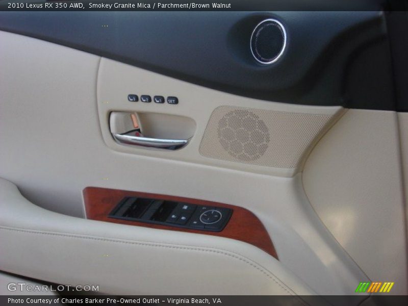 Smokey Granite Mica / Parchment/Brown Walnut 2010 Lexus RX 350 AWD