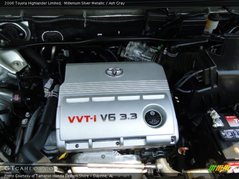 Millenium Silver Metallic / Ash Gray 2006 Toyota Highlander Limited