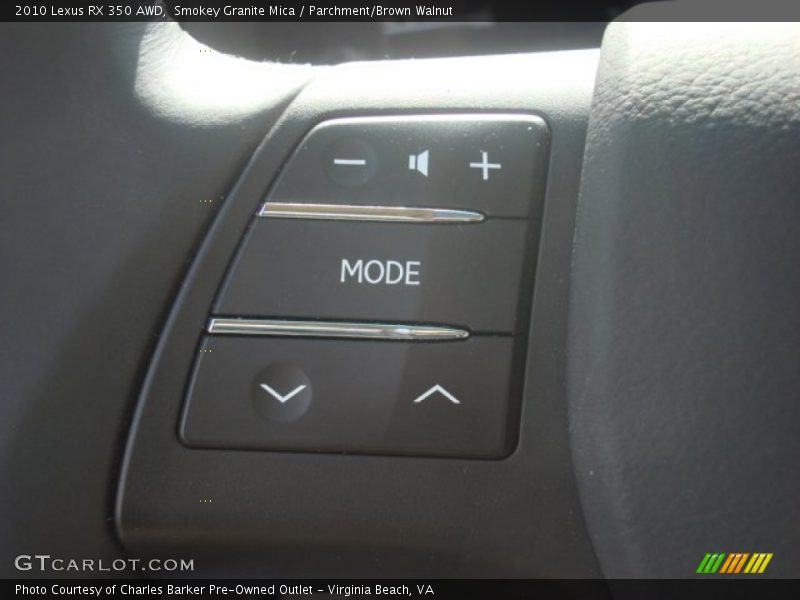 Controls of 2010 RX 350 AWD