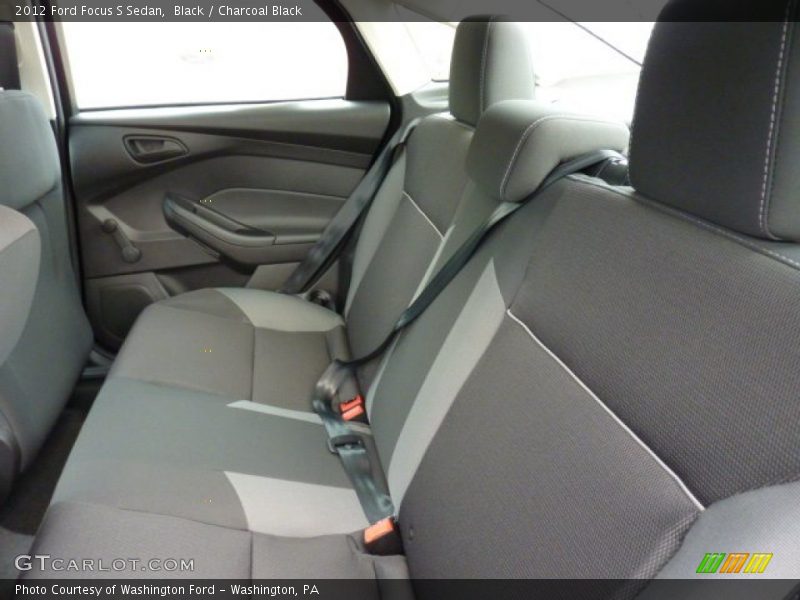 Black / Charcoal Black 2012 Ford Focus S Sedan