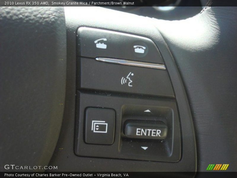 Controls of 2010 RX 350 AWD