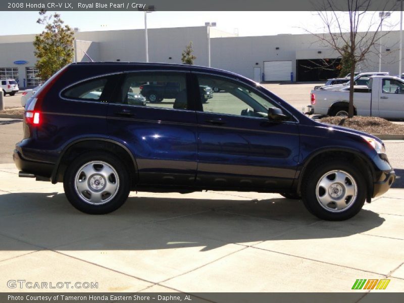 Royal Blue Pearl / Gray 2008 Honda CR-V LX