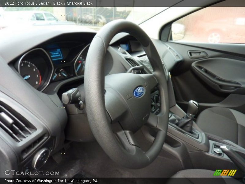  2012 Focus S Sedan Steering Wheel