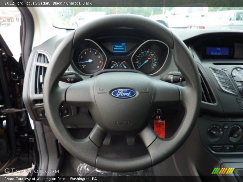  2012 Focus S Sedan Steering Wheel