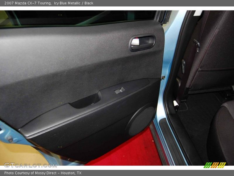 Icy Blue Metallic / Black 2007 Mazda CX-7 Touring