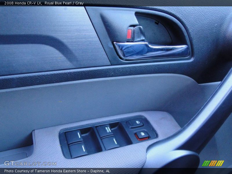 Royal Blue Pearl / Gray 2008 Honda CR-V LX