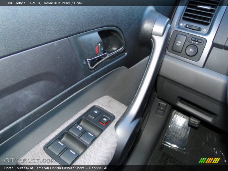 Royal Blue Pearl / Gray 2008 Honda CR-V LX