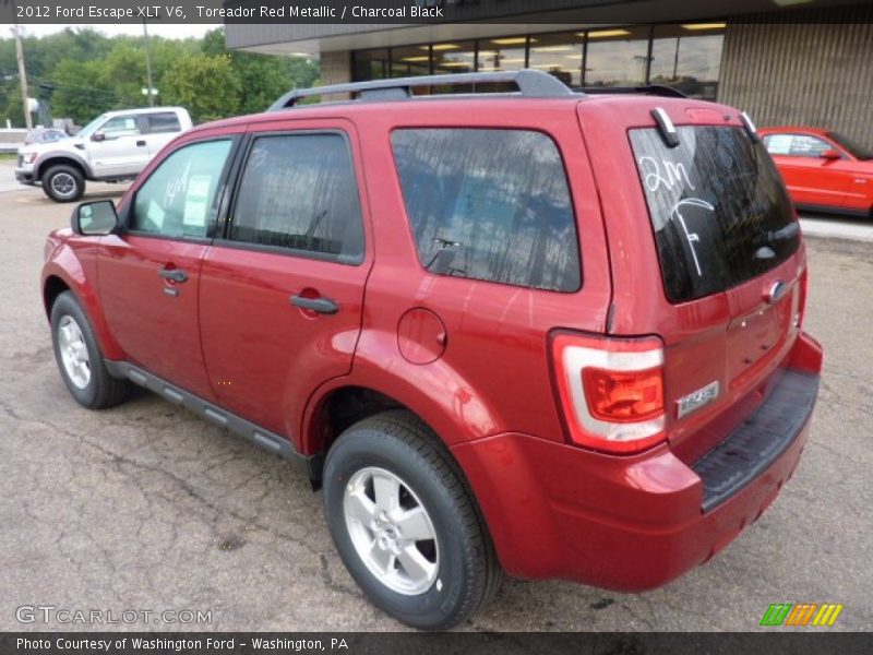 Toreador Red Metallic / Charcoal Black 2012 Ford Escape XLT V6