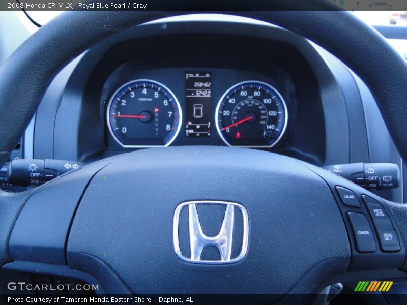 Royal Blue Pearl / Gray 2008 Honda CR-V LX