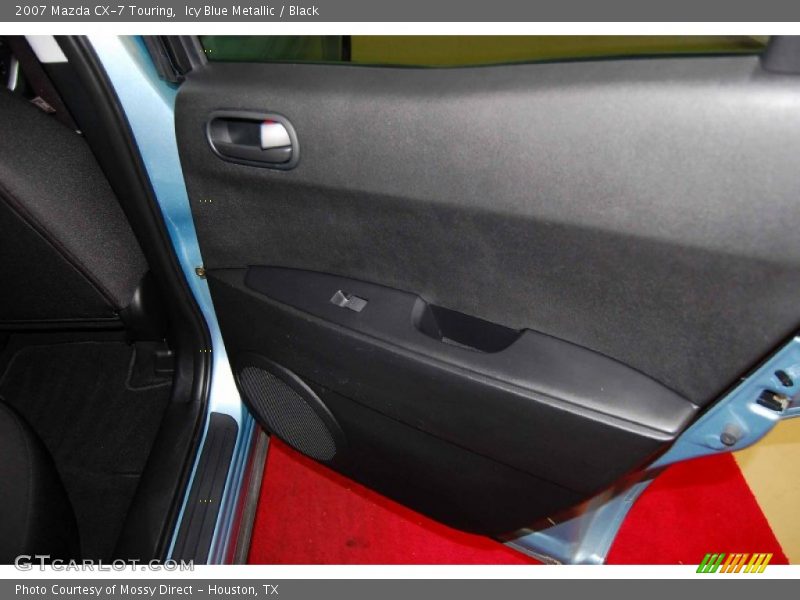 Icy Blue Metallic / Black 2007 Mazda CX-7 Touring