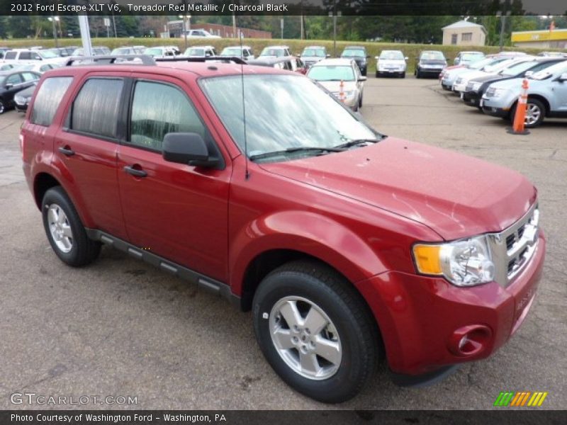 Toreador Red Metallic / Charcoal Black 2012 Ford Escape XLT V6