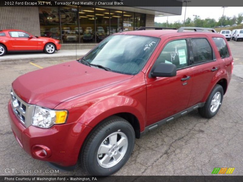 Toreador Red Metallic / Charcoal Black 2012 Ford Escape XLT V6