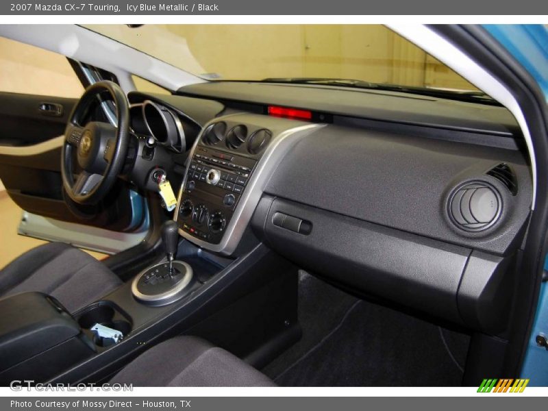 Icy Blue Metallic / Black 2007 Mazda CX-7 Touring