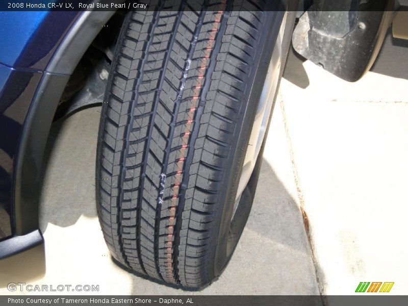 Royal Blue Pearl / Gray 2008 Honda CR-V LX